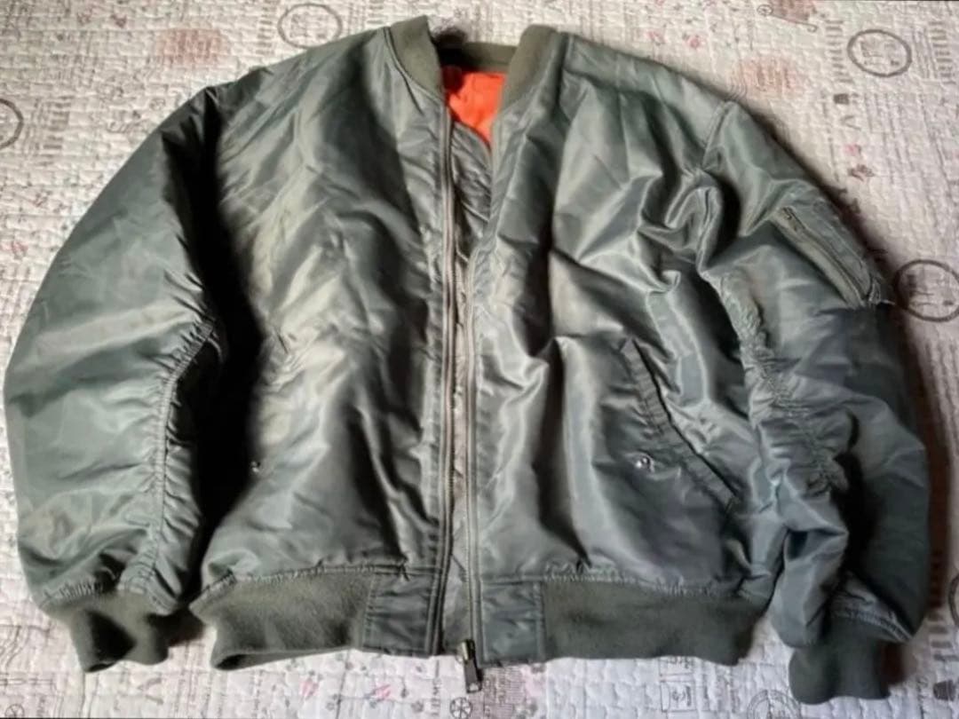 90s 米軍vintage USAF MA-1フライトジャケット YKKジップ