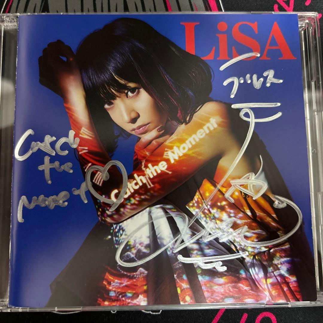 LiSA直筆サイン入りCD Catch the moment