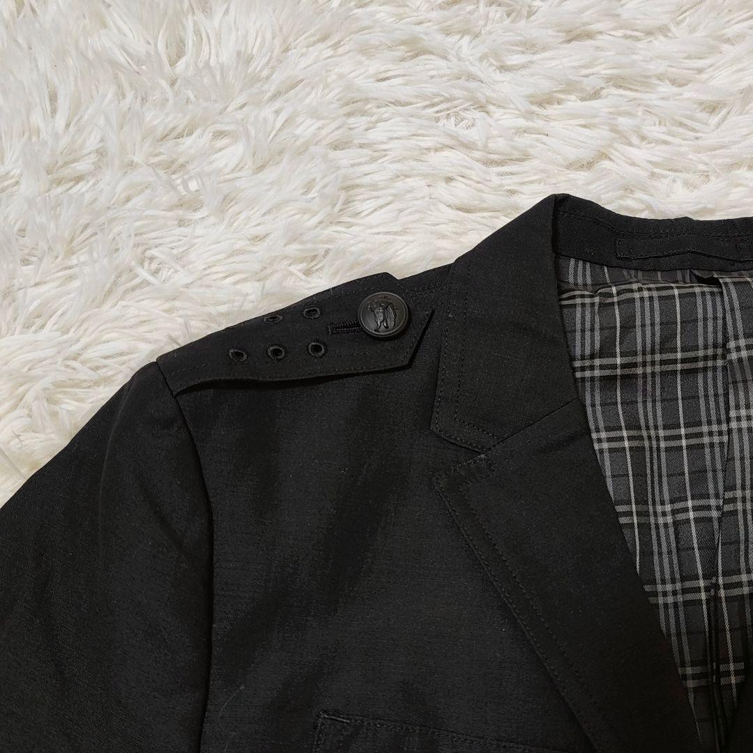 BURBERRY BLACK LABEL リネン混 サファリジャケット M