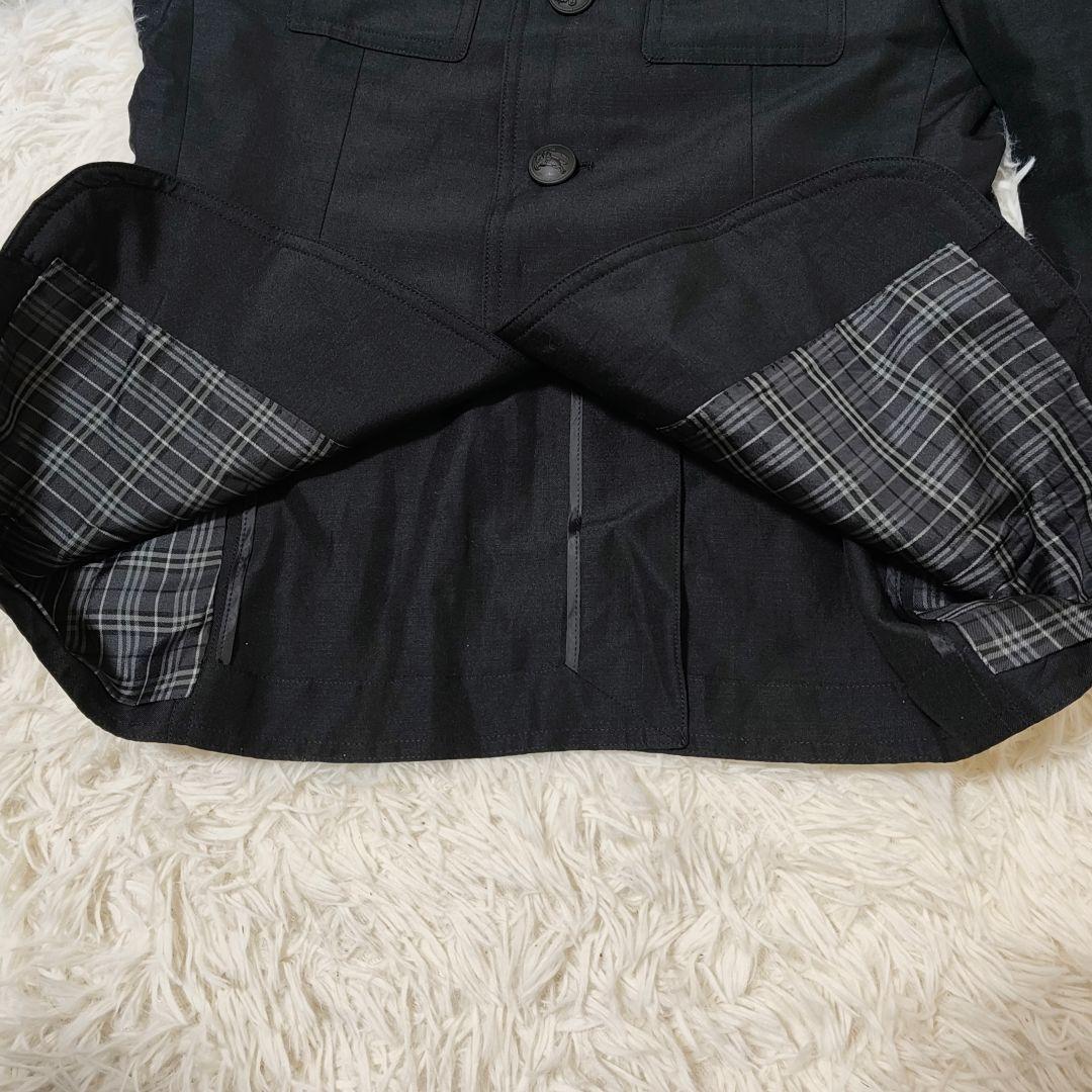 BURBERRY BLACK LABEL リネン混 サファリジャケット M