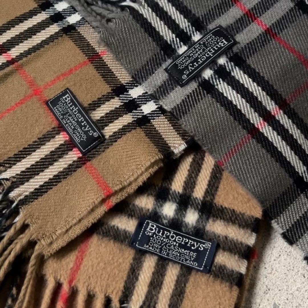 【Burberrys】マフラー 新品未開封 タグ付き ベージュ在庫ラスト(最終)