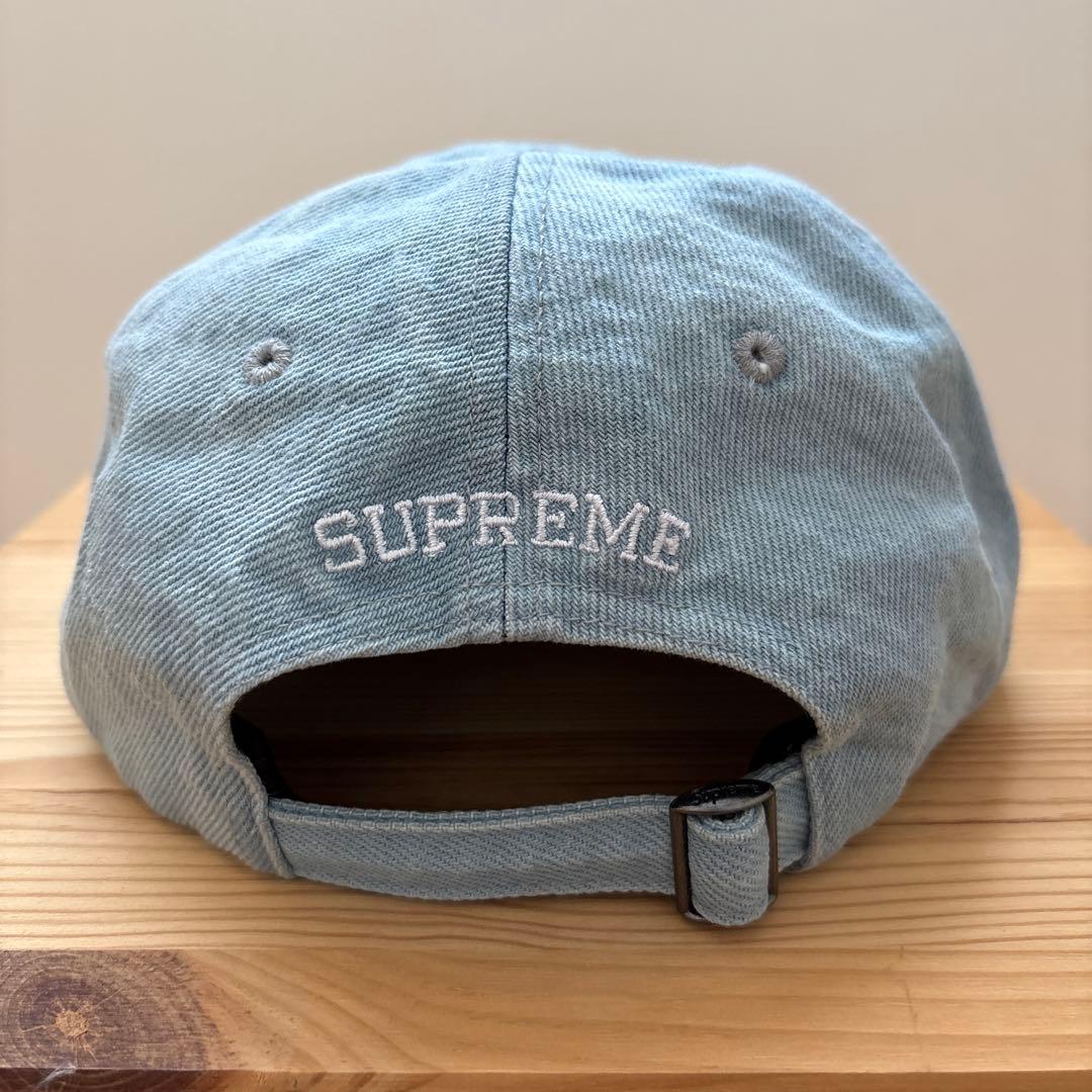 【美品】supreme s logo 6panel cap シュプリームキャップ