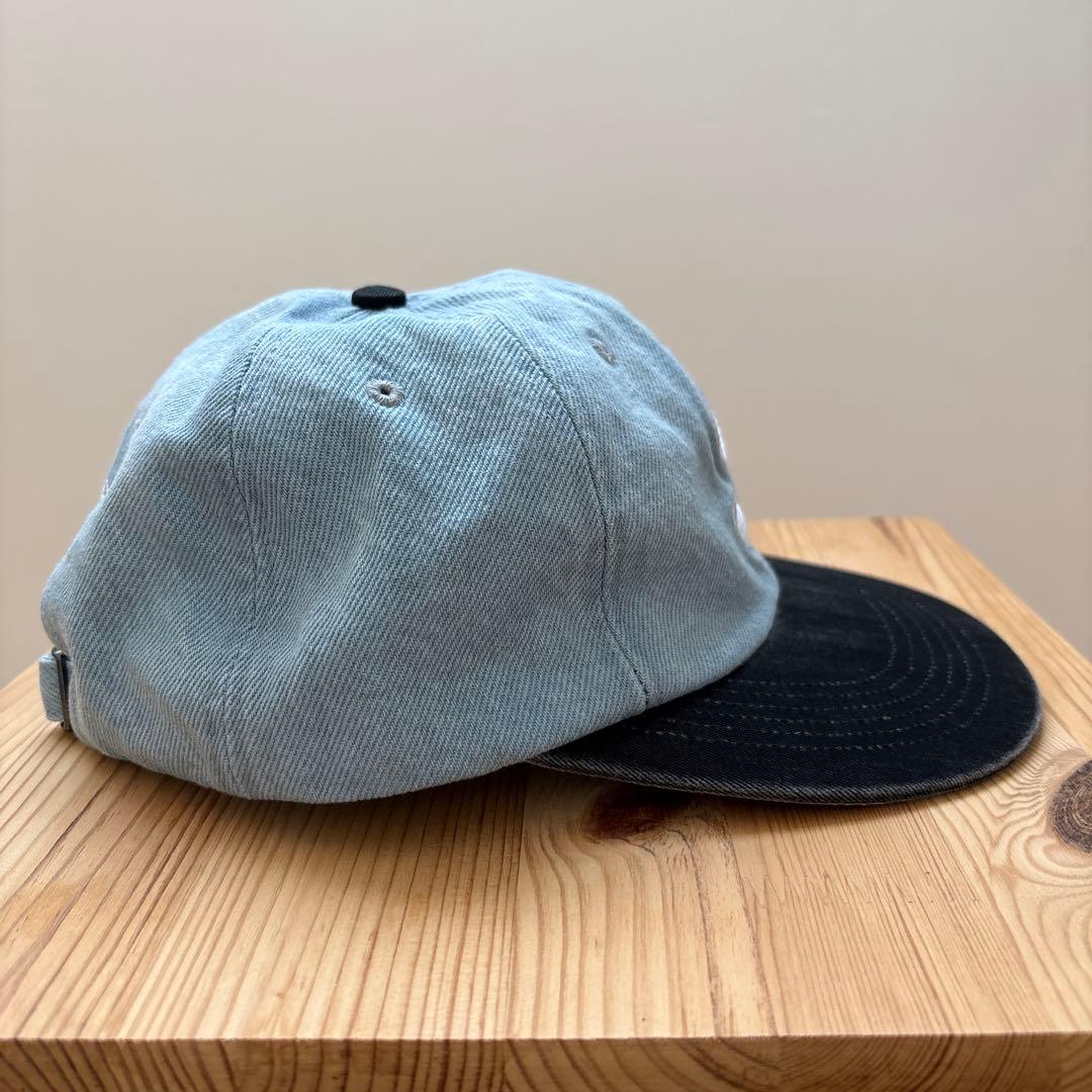 【美品】supreme s logo 6panel cap シュプリームキャップ