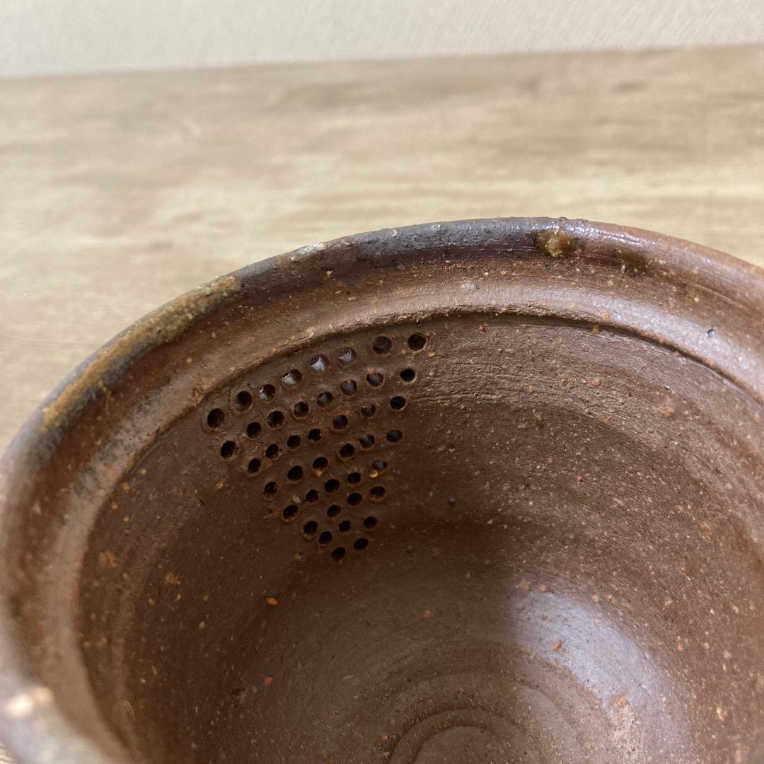 備前焼　茶器揃え　宝瓶　湯冷まし　茶碗　作家物　在銘