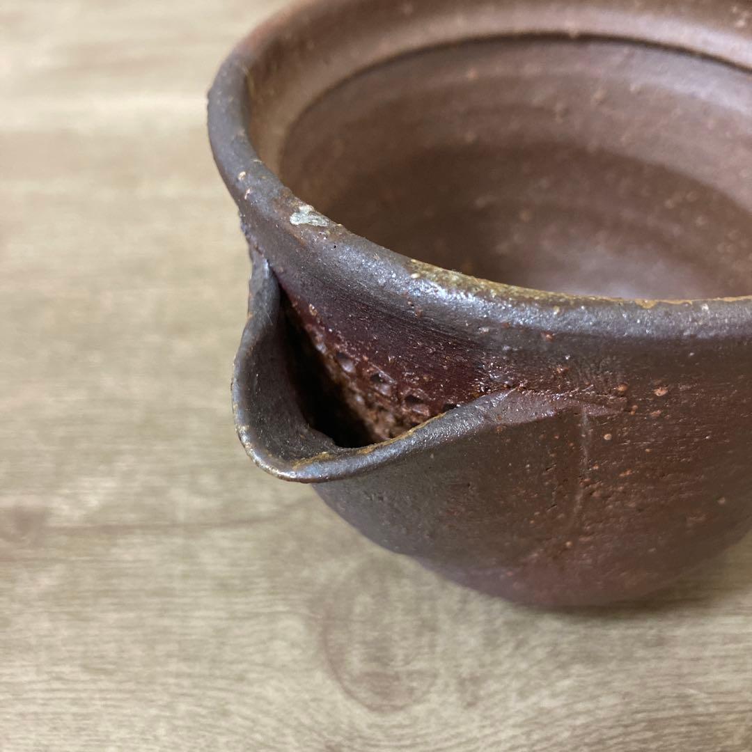 備前焼　茶器揃え　宝瓶　湯冷まし　茶碗　作家物　在銘