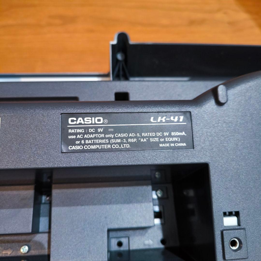 【5点セット】カシオ LK-41 電子ピアノ 光ナビゲーション タッチレスポンス