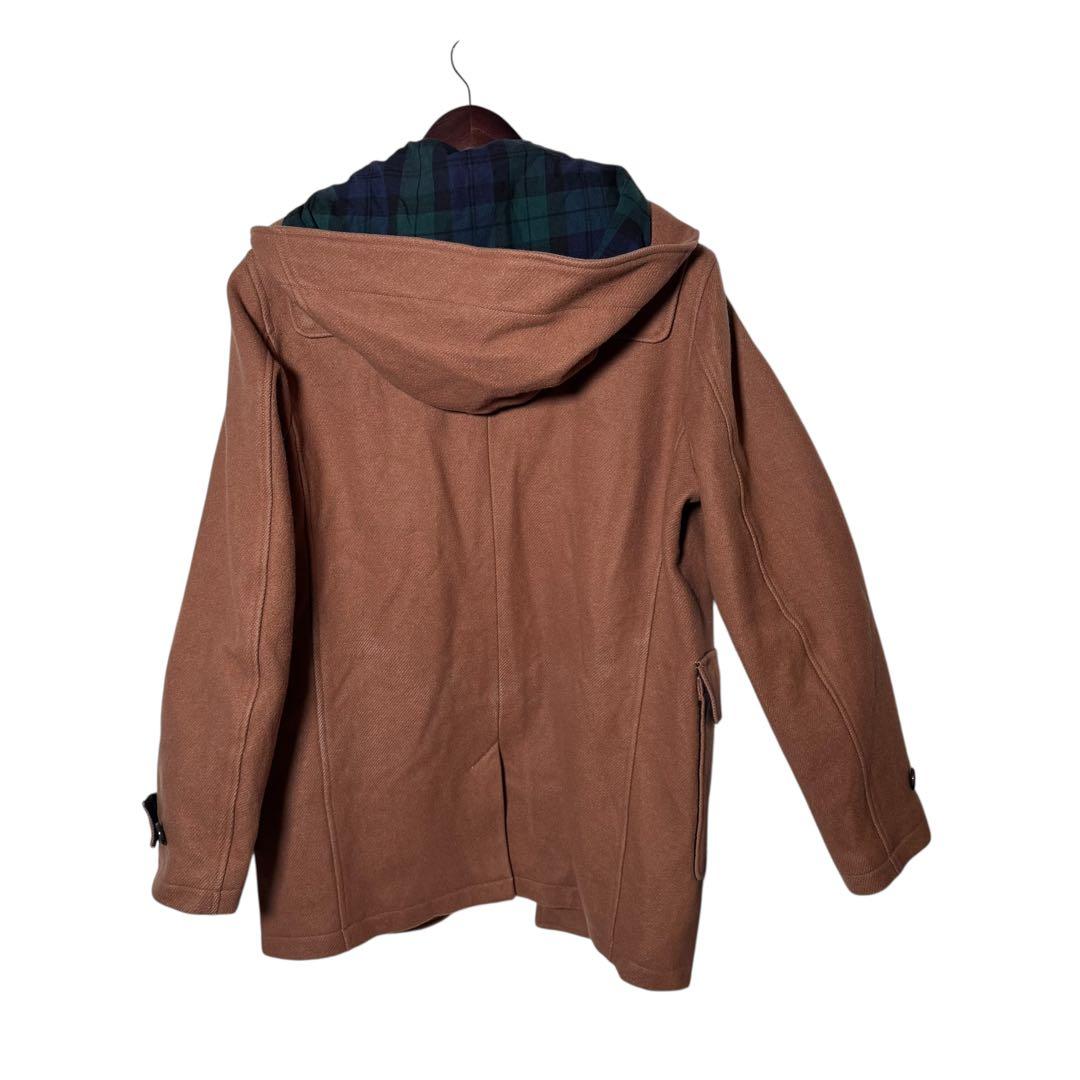 【美品】フレッドペリー ダッフルコート チェック ライナー L キャメル フード
