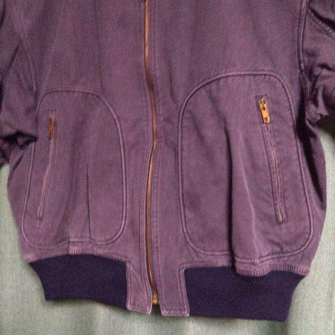 MEN'S BIGIメンズビギバックロゴ綿ブルゾンジャケット
