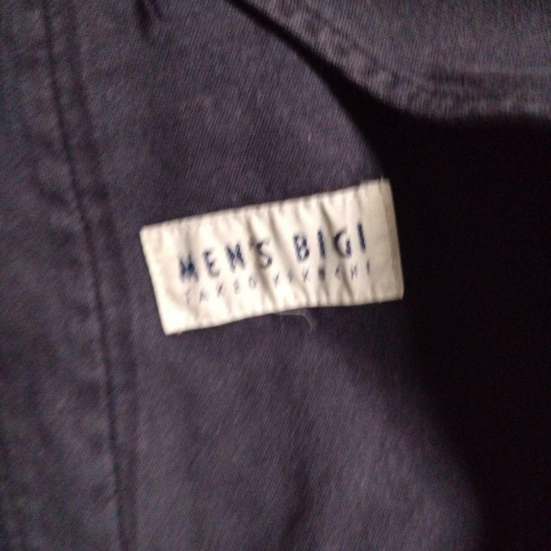MEN'S BIGIメンズビギバックロゴ綿ブルゾンジャケット