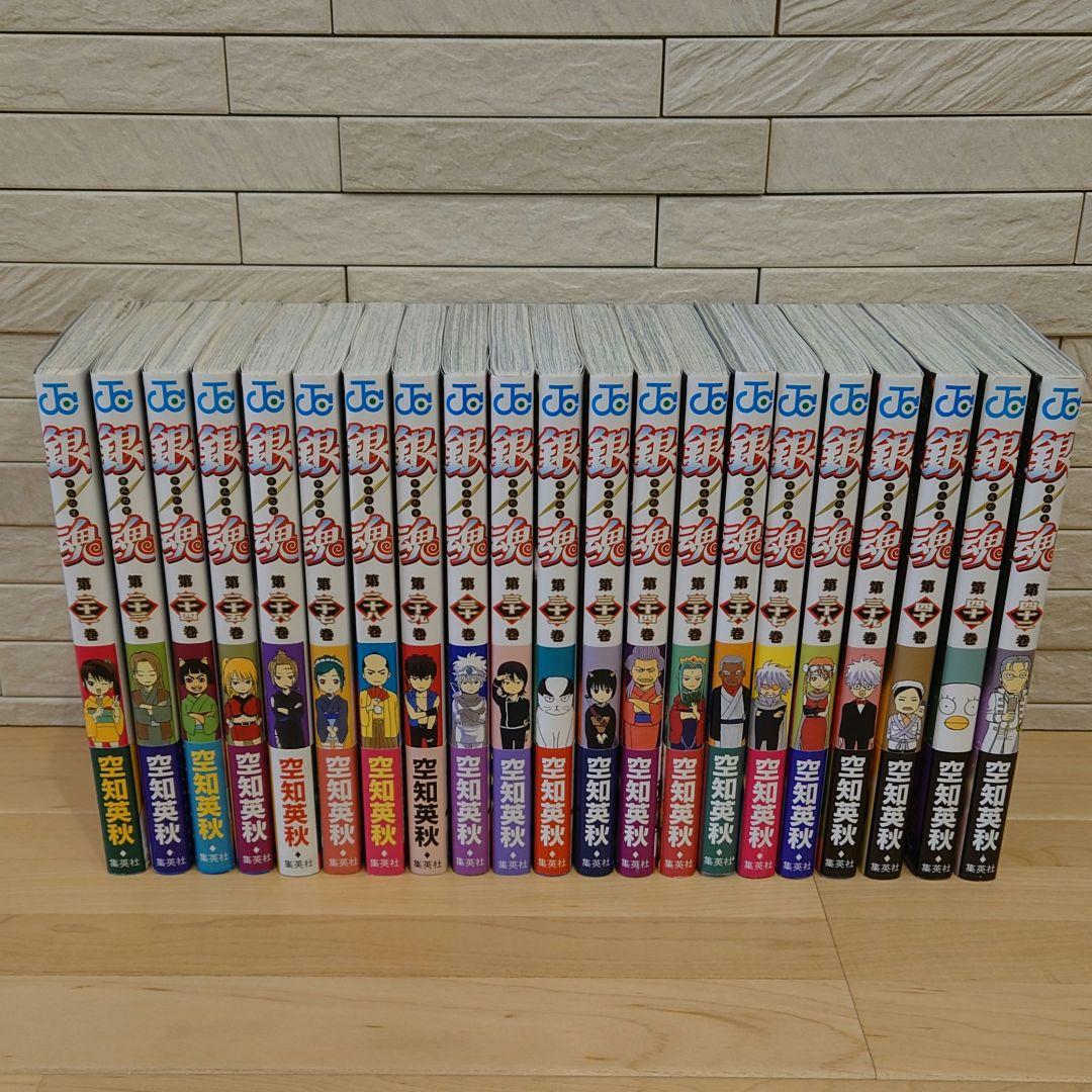 銀魂　１巻〜７７巻＆公式２冊　ともに全巻初版帯チラシ付き美品です