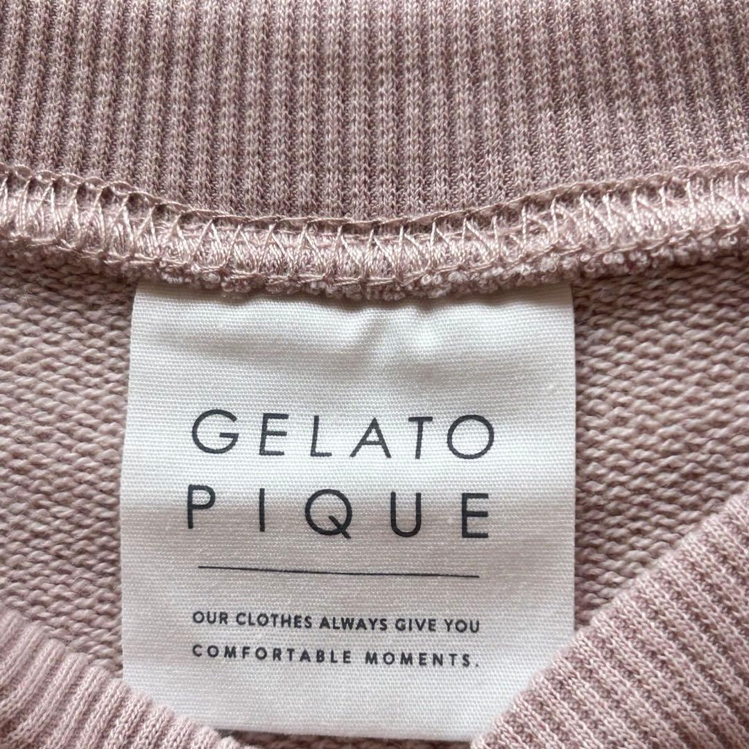 新品未使用✨gelato pique ワンピース ルームウェア ロゴスウェット