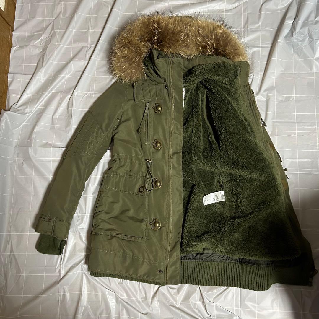 【美品】　SLY ミリタリージャケット ファー付き N3B モッズコート S