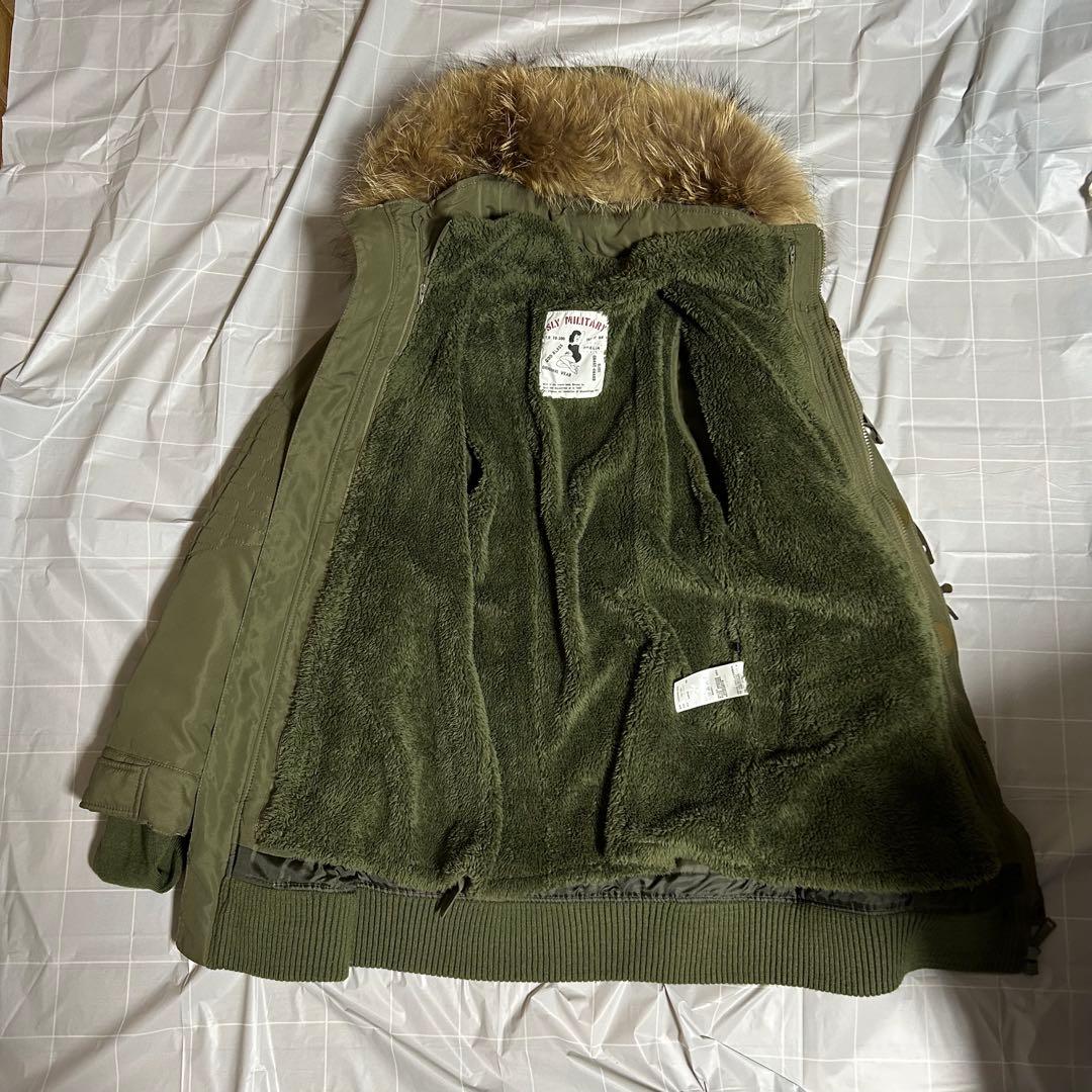 【美品】　SLY ミリタリージャケット ファー付き N3B モッズコート S