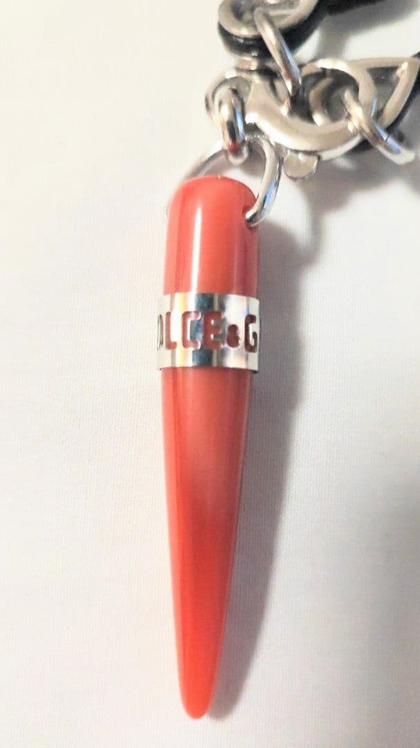 【未使用】DOLCE＆GABBANA D&G コルノ ネックレス 男女兼用