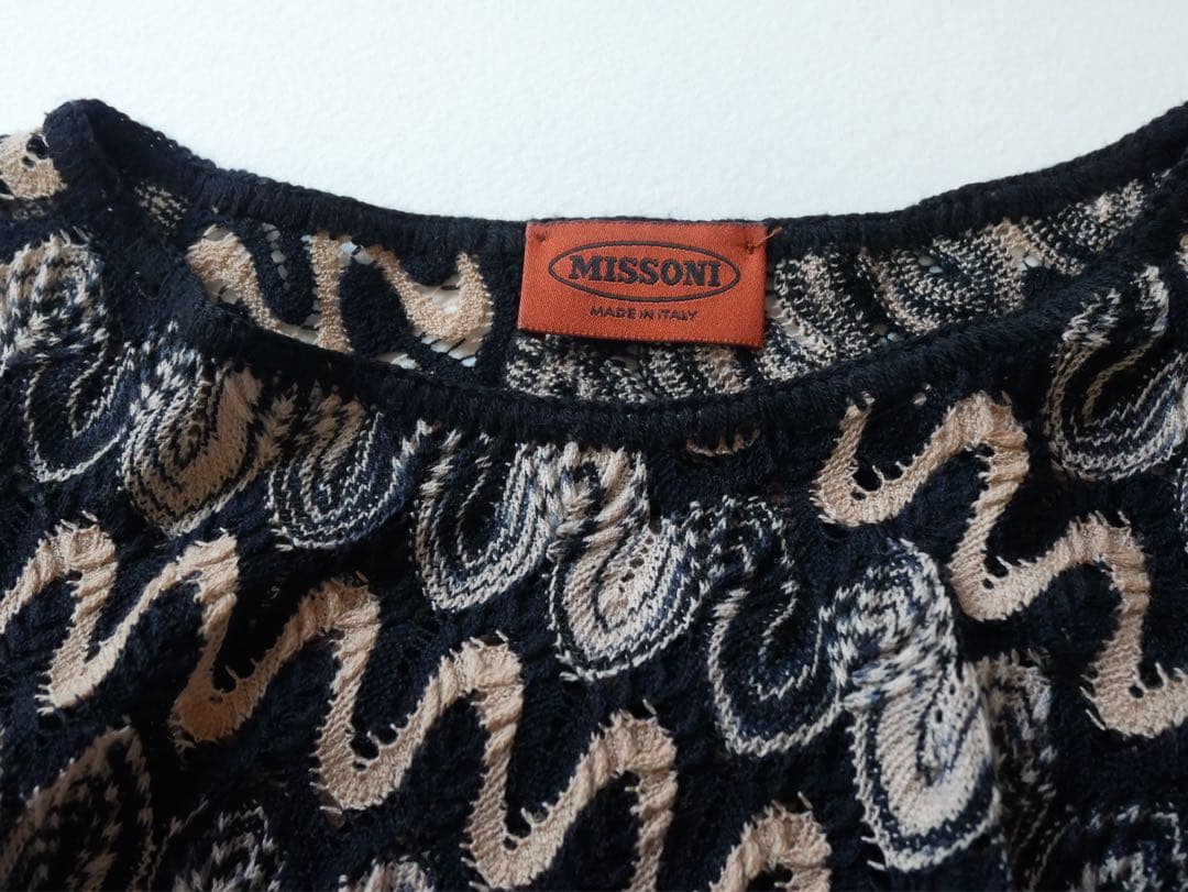 MISSONI ミッソーニ ウールニット ワンピース サイズ40