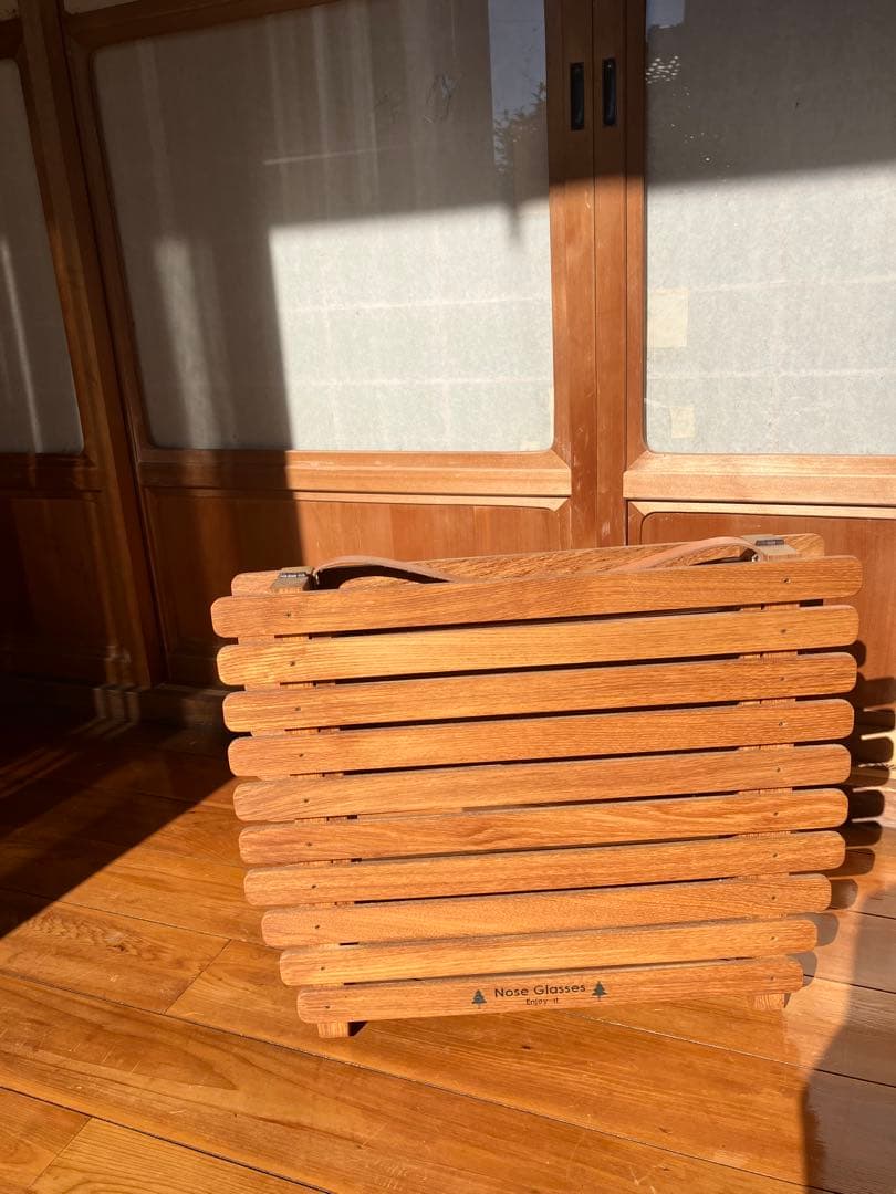 新品未使用　Nose Glasses アッシュ　折りたたみテーブル