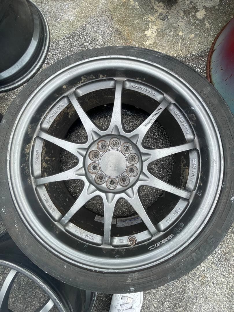 ②Rays ce28 17インチ7.5j +50 4本セット