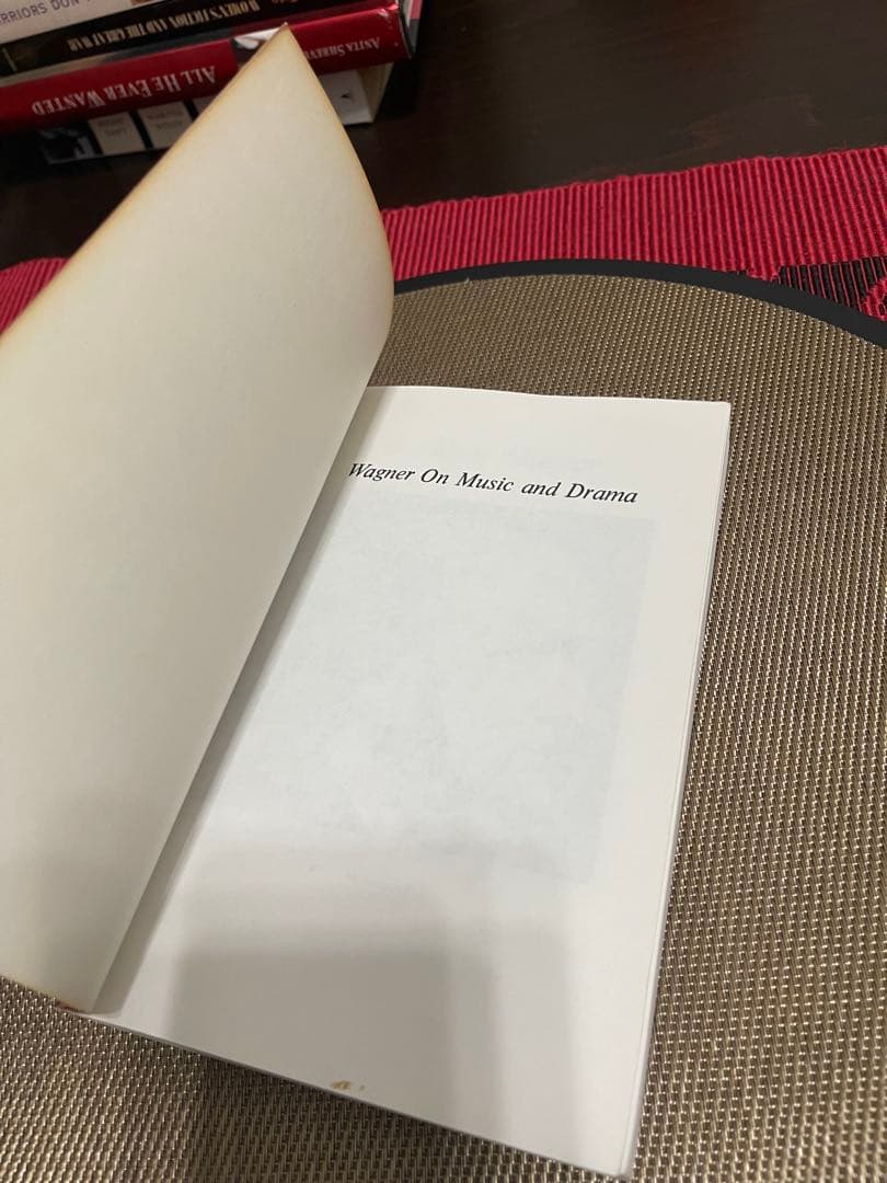 洋書 On Music & Drama Richard Wagner