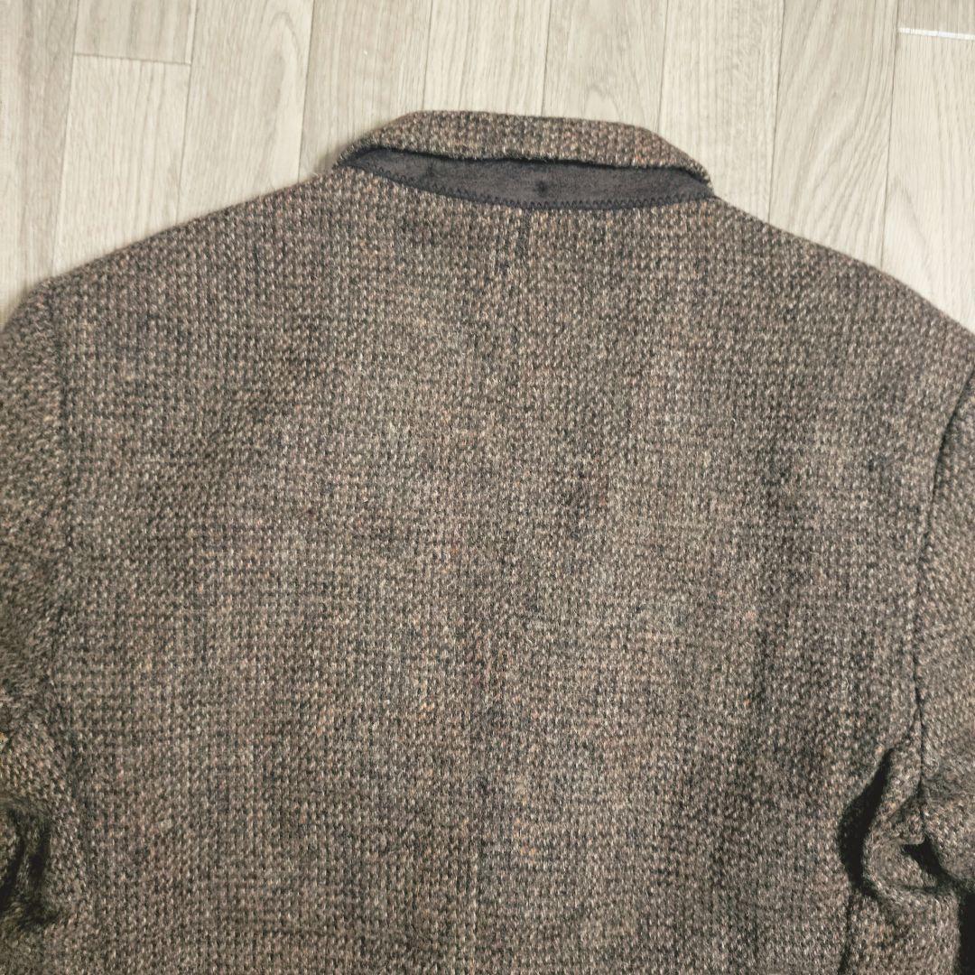 希少モデル Harris Tweed カナダ製 ダブル テーラードジャケット L