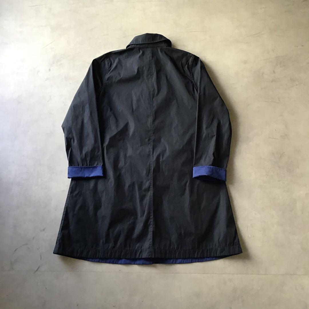 【美品】MACKINTOSH ステンカラーコート　リバーシブル　ネイビー