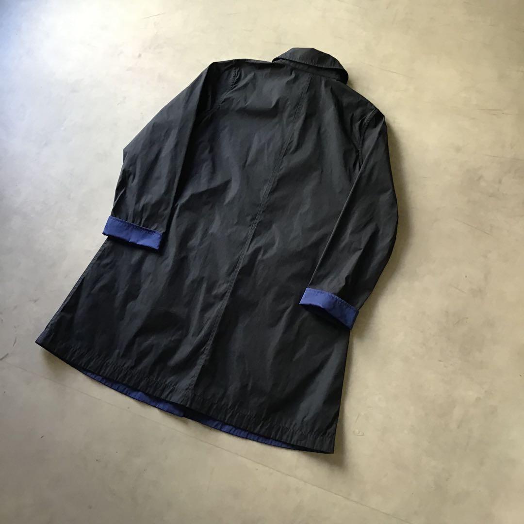 【美品】MACKINTOSH ステンカラーコート　リバーシブル　ネイビー