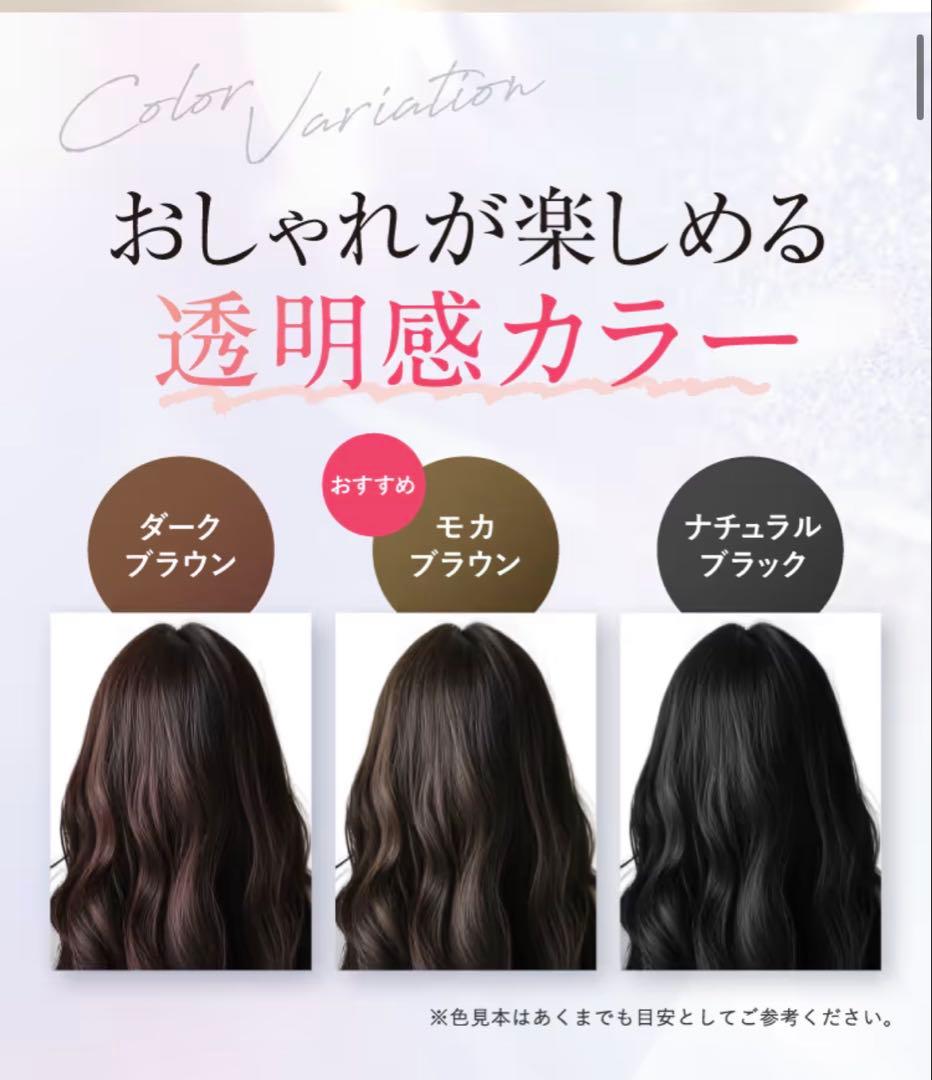 4個セット＋ボトル　白髪染めシャンプー　リシリアフル