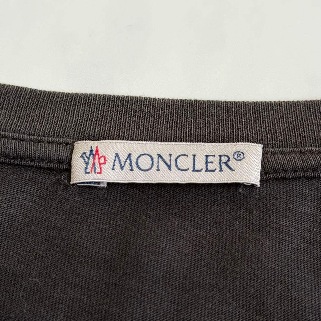 モンクレール　Tシャツ　トリコロール　ブラック　即完売　M