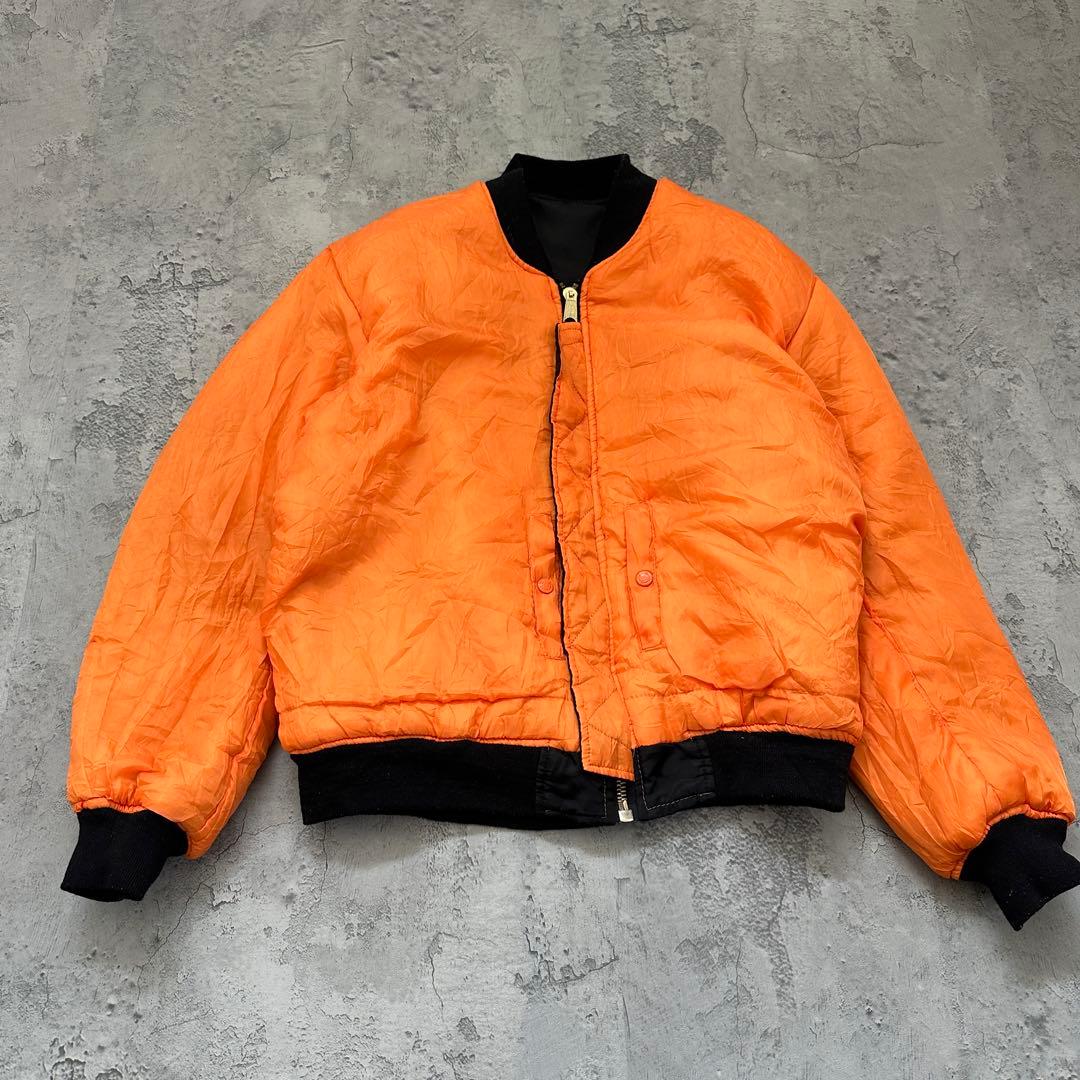 FOSTEX GARMENTS（XL）USA＊MA-1＊フライトジャケット＊中綿