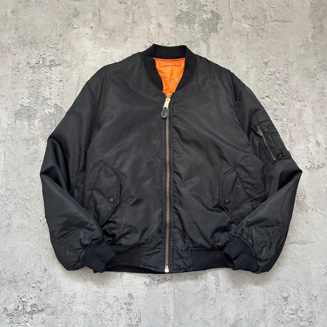 FOSTEX GARMENTS（XL）USA＊MA-1＊フライトジャケット＊中綿
