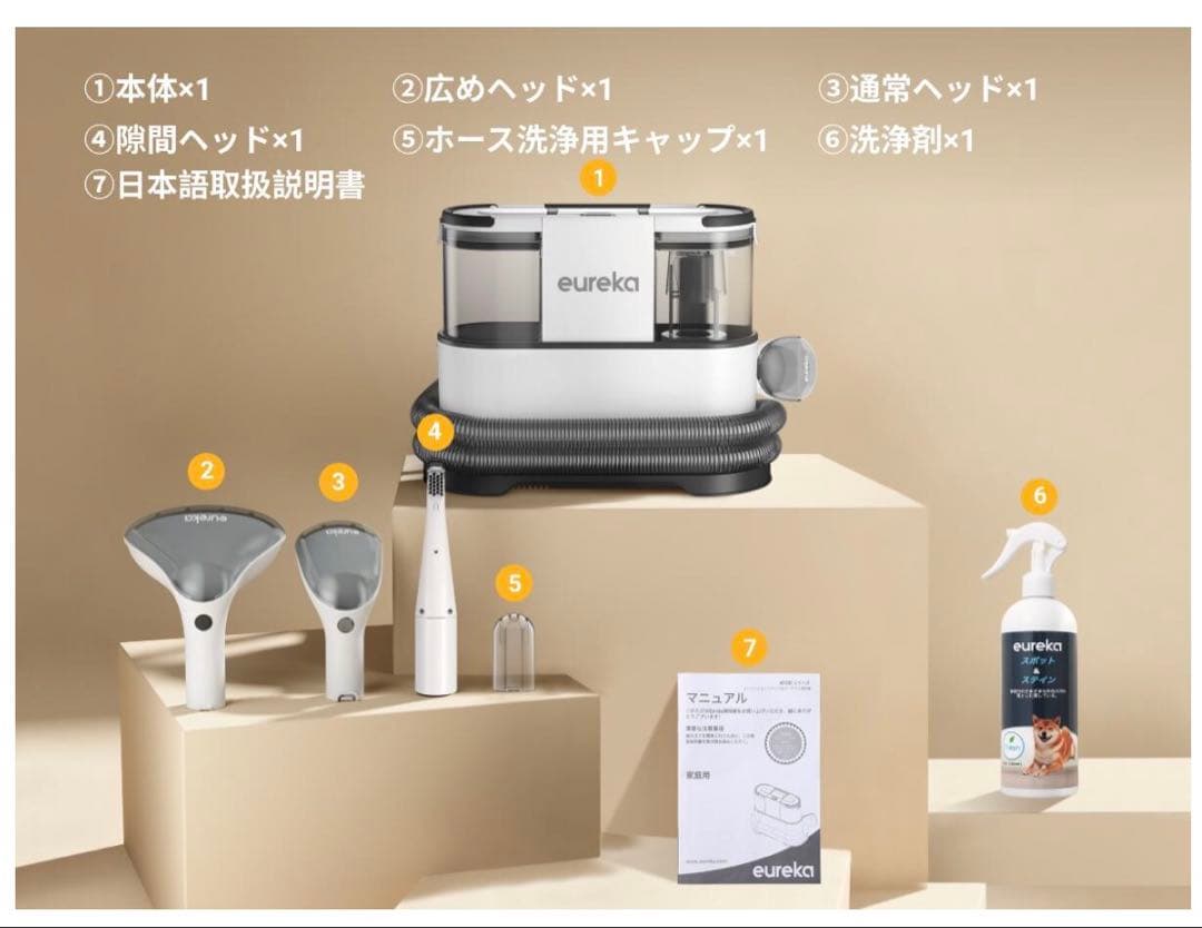 交渉中 EUREKA（ユーリカ）NEY100 リンサークリーナー　カーペット