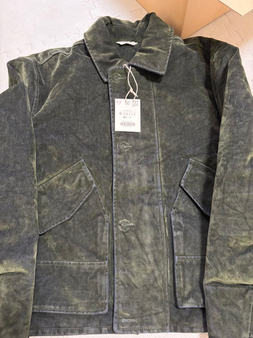 【サクマエマ様】ZARA ベロアツイルジャケット