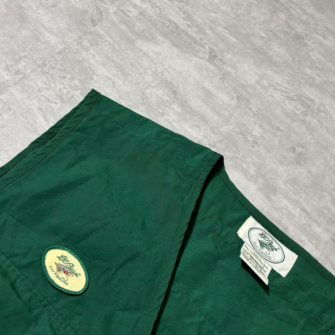 90s vintage LLBean フィッシング ベスト ワッペンロゴ