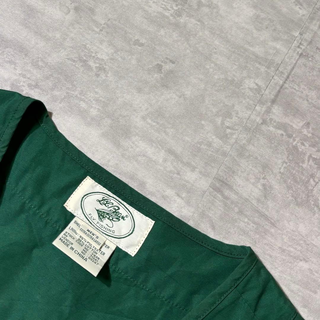 90s vintage LLBean フィッシング ベスト ワッペンロゴ