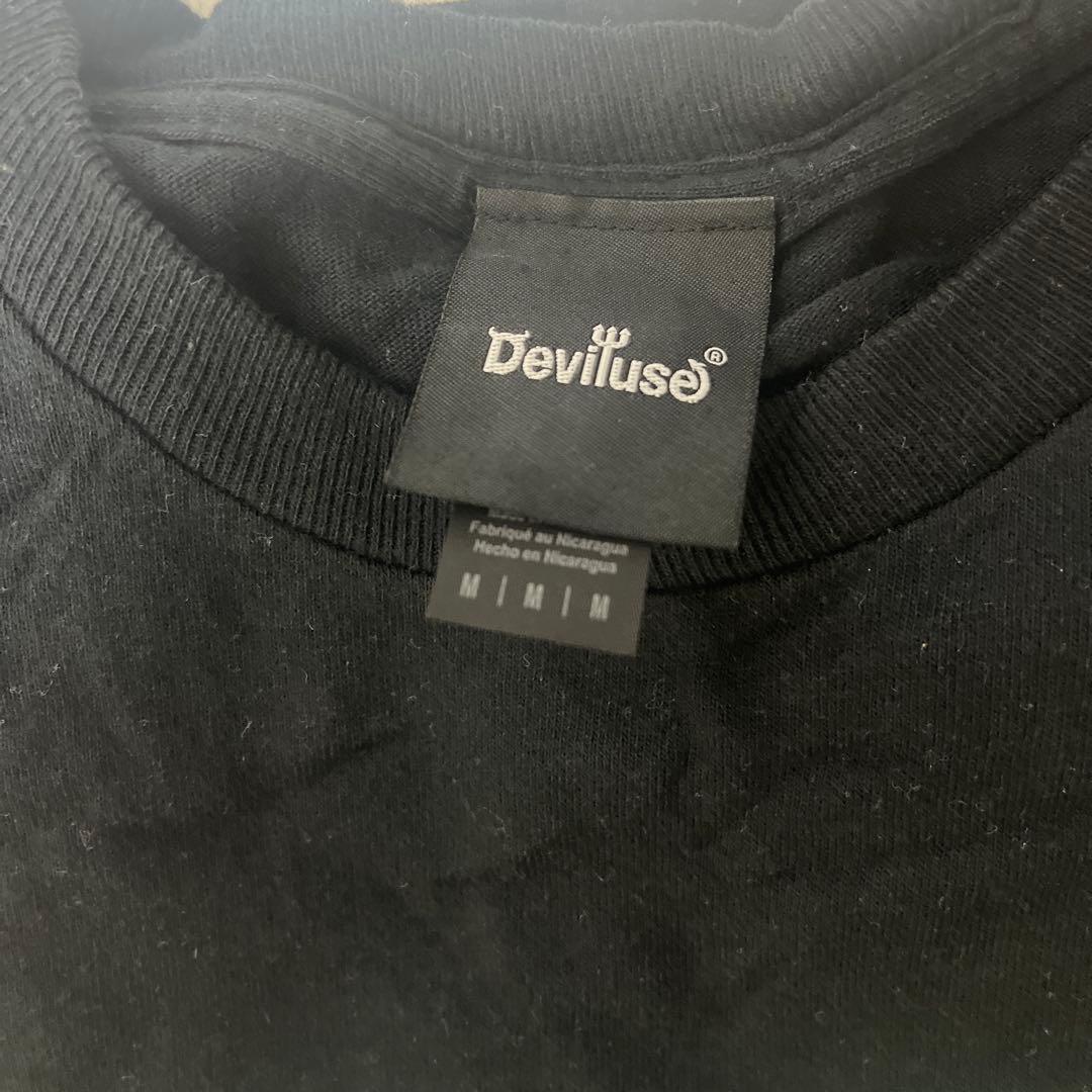 FACT×Deviluse ロングスリーブTシャツ 黒