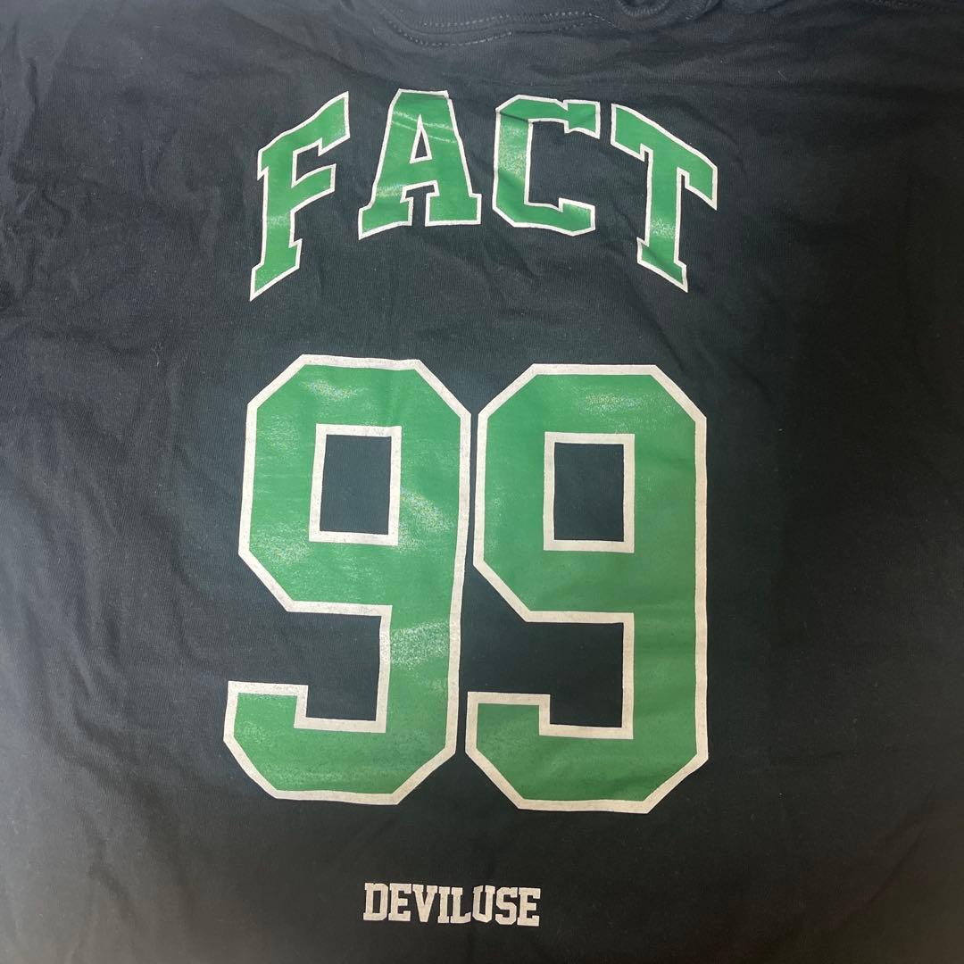 FACT×Deviluse ロングスリーブTシャツ 黒