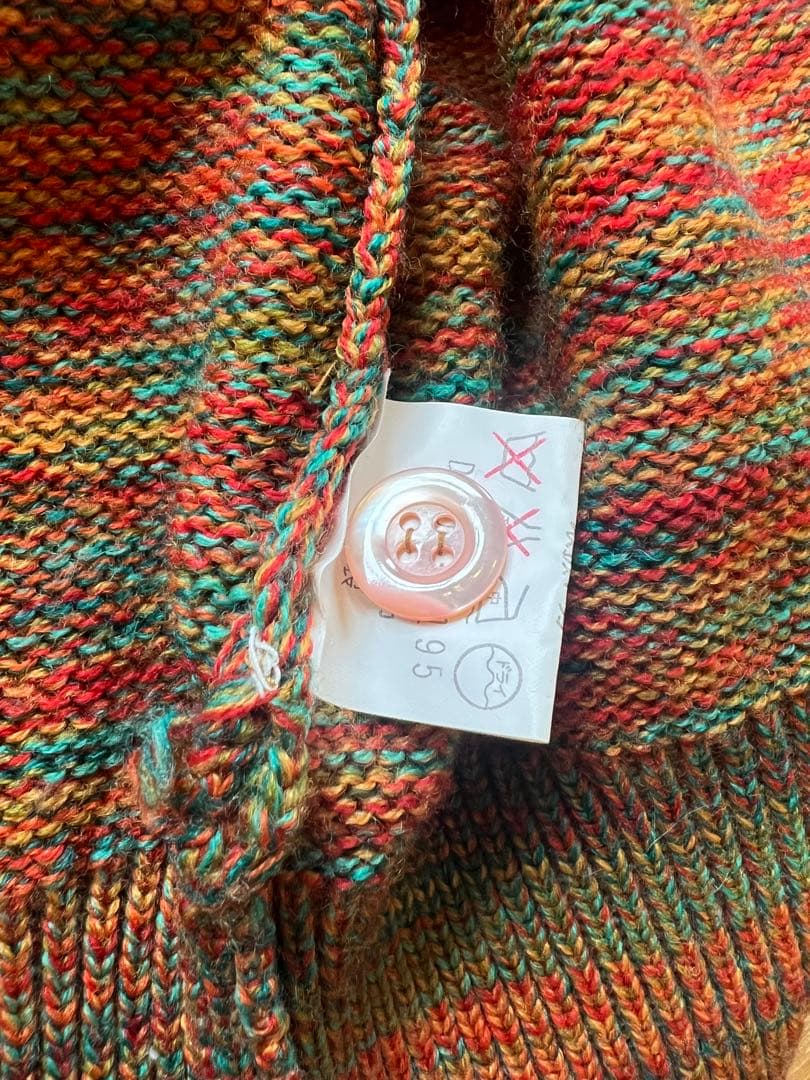 KENZO 刺繍ニットカーディガン