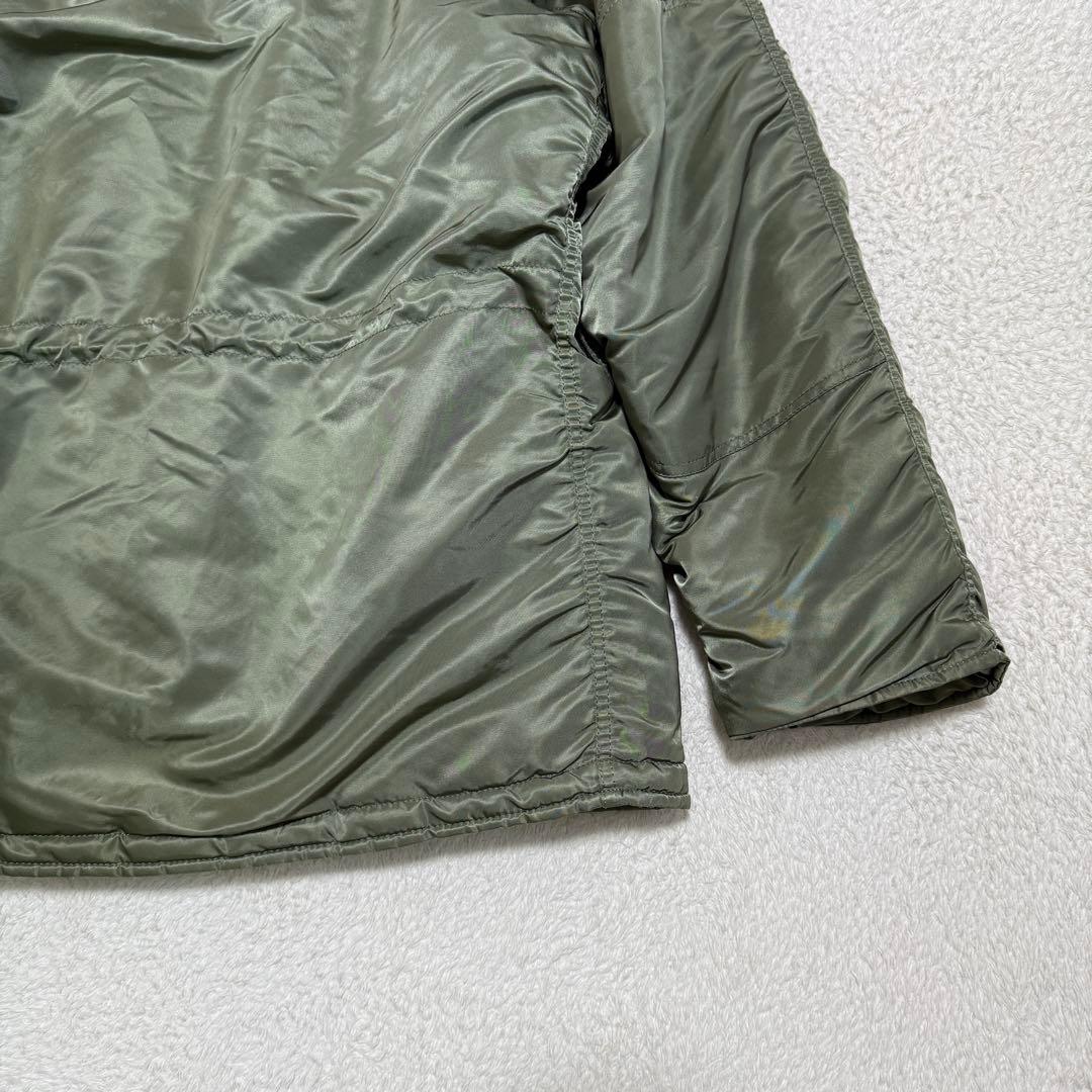 ALPHA N-3B フライトジャケット XL カーキ 美品 防寒