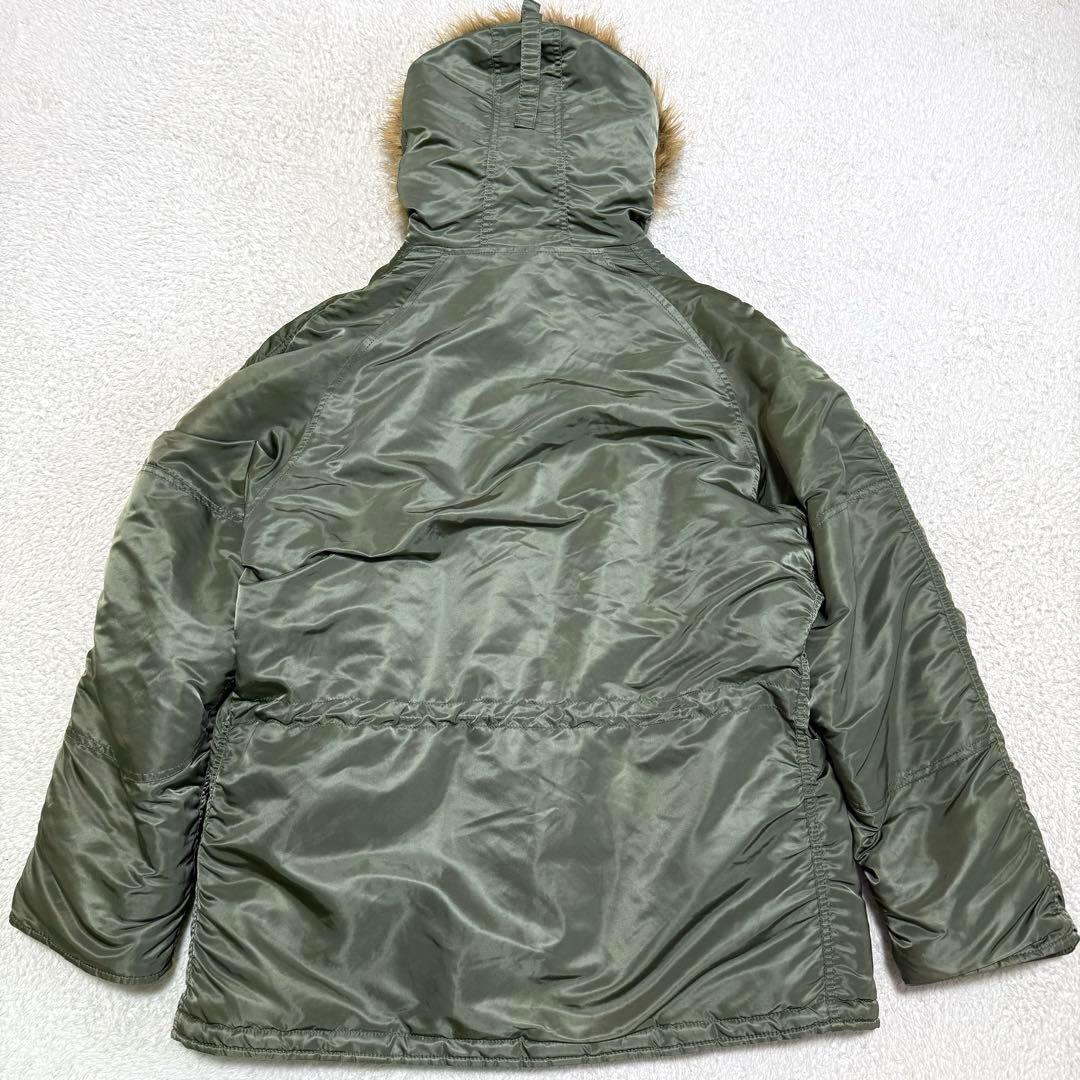 ALPHA N-3B フライトジャケット XL カーキ 美品 防寒