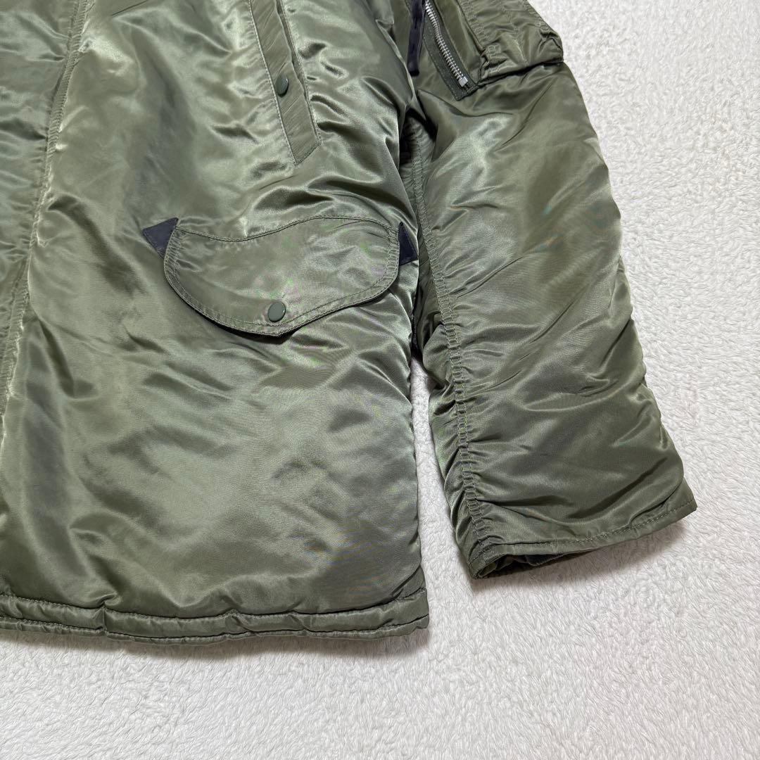 ALPHA N-3B フライトジャケット XL カーキ 美品 防寒