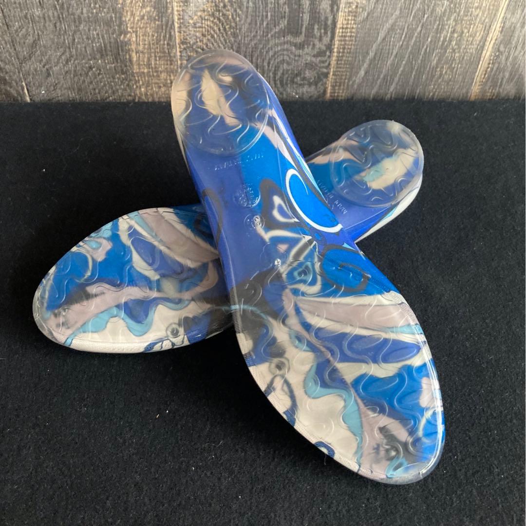 EMILIO PUCCI 美品 レインシューズ フラットシューズ ブルー系