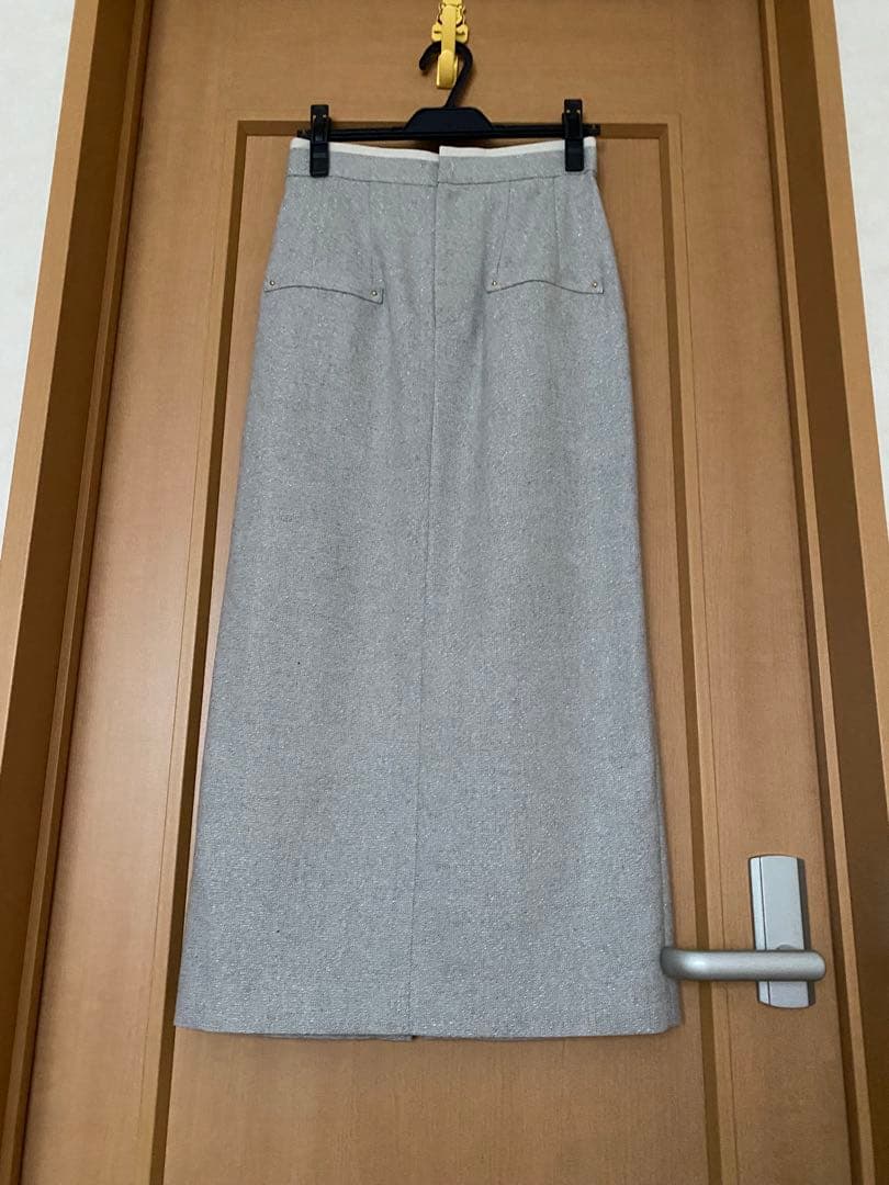 【専用】アプワイザーリッシェ♡サス付きハイウエストタイトスカート　グレージュ