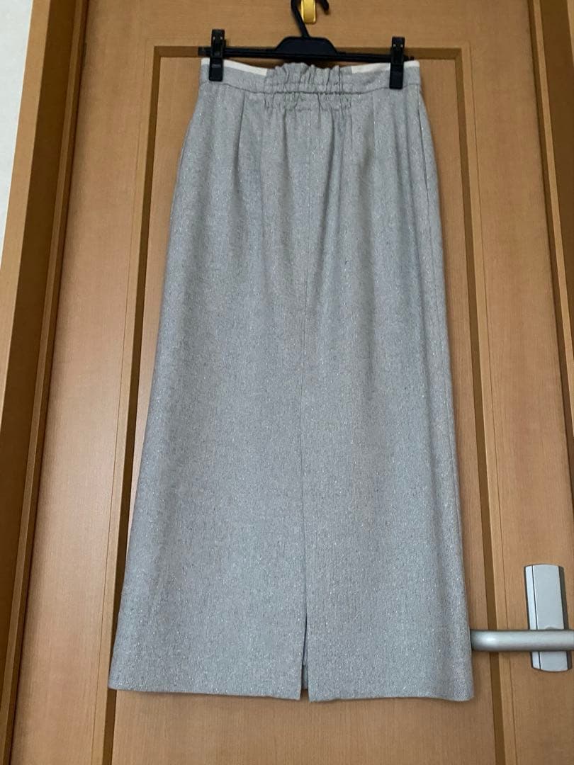 【専用】アプワイザーリッシェ♡サス付きハイウエストタイトスカート　グレージュ