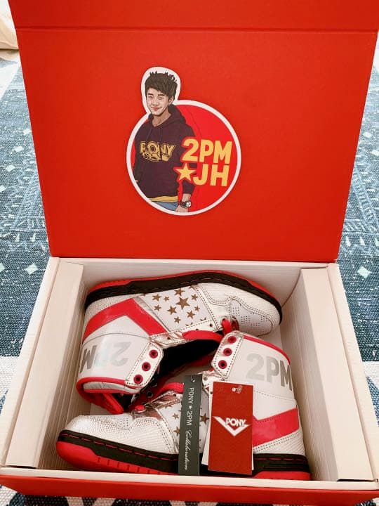 PONY 2PMコラボスニーカー　ジュノ（JUNHO）ver. 23.0㎝　新品