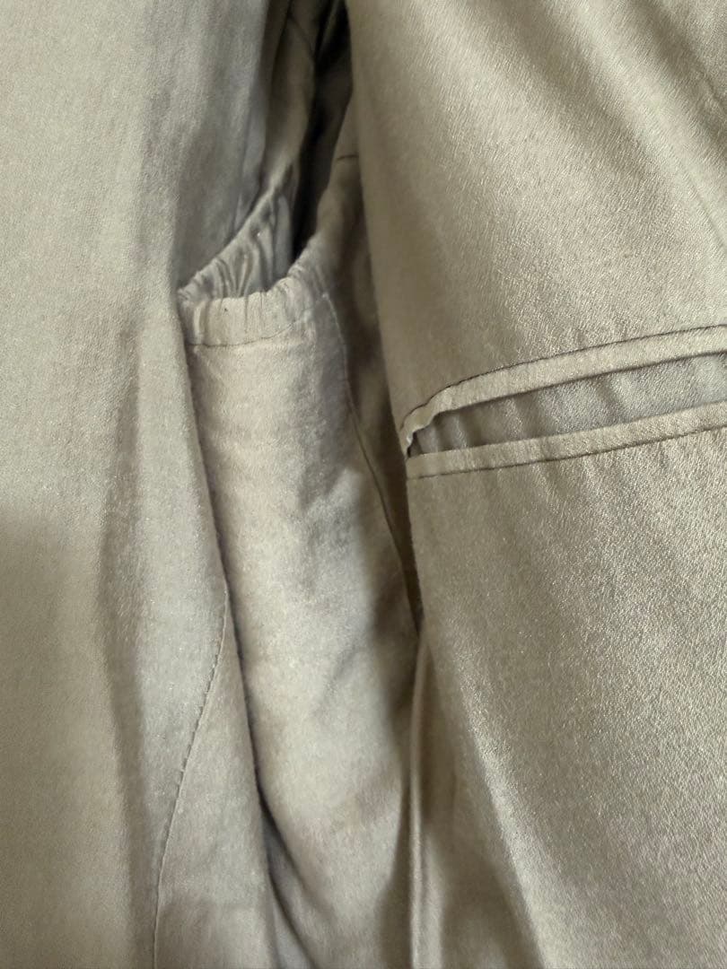 todayful boyfriend linen jacket 38 ベージュ