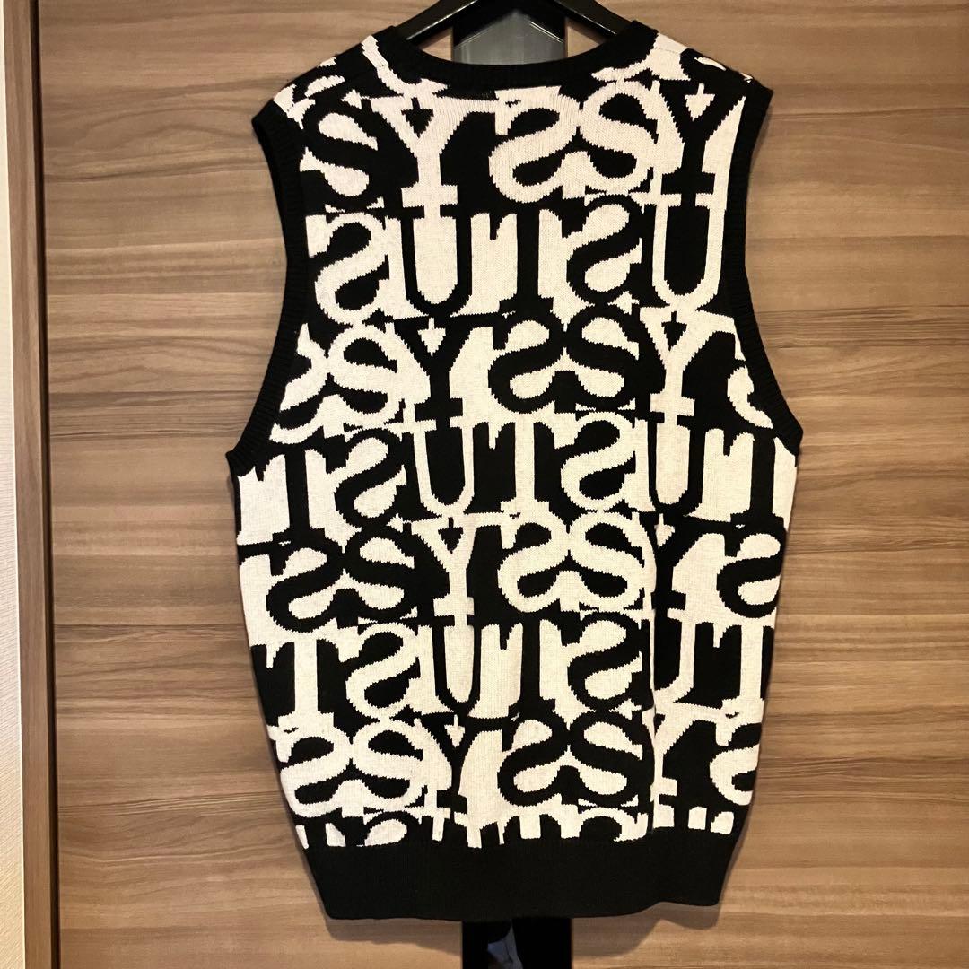 ゆ*様 【美品】Stussy Stacked Sweater Vest / ニッ