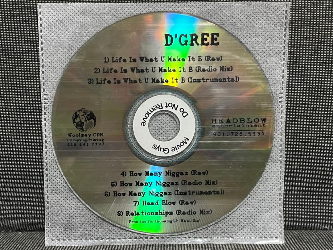 【D'GREE】【1999-Memphis,TN】【G-Rap】【オマケCD】