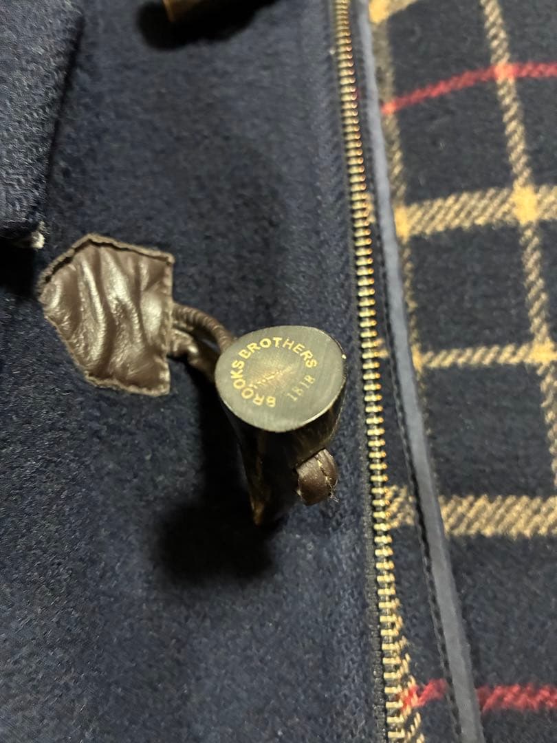 Brooks Brothers ネイビー ダッフルコート ウール
