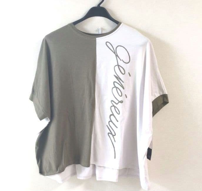 なな様ご依頼分セット】定価2.4万ゆったりTシャツ 綿100 日本製　×2点