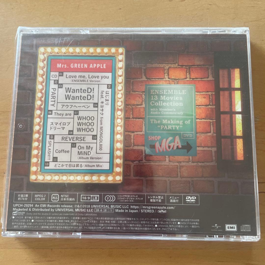 Mrs. GREEN APPLE ENSMBLE 初回限定盤