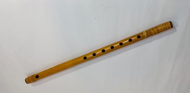 【中古品】篠笛「獅子田」七孔・竹製・天地巻